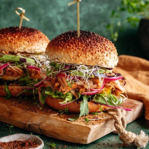 Jackfrucht-Burger