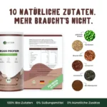 Vegan Protein Kakao (600g/BIO) – Bild 3