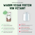 Vegan Protein Kakao (600g/BIO) – Bild 4