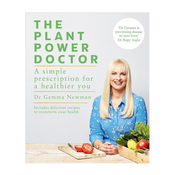 Das Foto zeigt das Buch "The Plant Power Doctor" die Kraft der Pflanzen und über 60 köstliche Rezepte für deine Gesundheit.