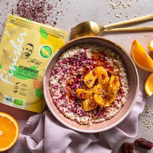 Orangen-Dattel-Porridge