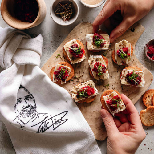 Cranberry-Brie-Häppchen