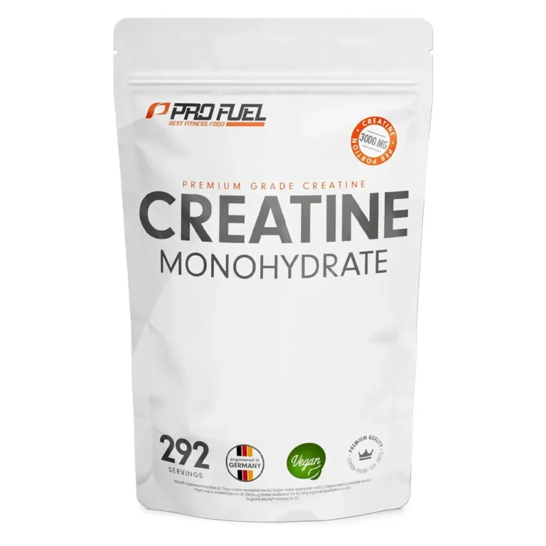 ProFuel Creatine Monohydrate im weißen 1000-g-Beutel mit 292 Servings, vegan und engineered in Germany